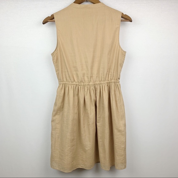 JACK WILLS Gold Metallic Kemsley Shirt Dress - Picture 6 of 8